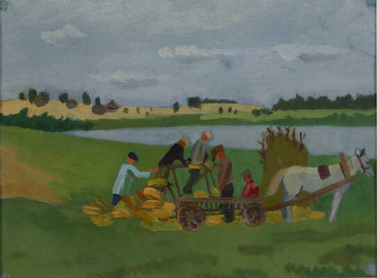 Евграфов Николай Иванович. В поле